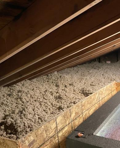 Certified remediation specialist safely containing and treating mold contamination