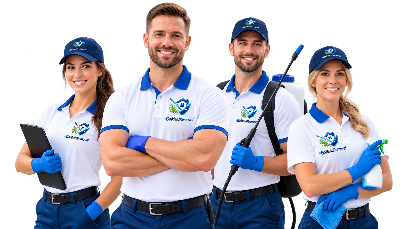 GoMoldRemoval certified mold removal specialists team